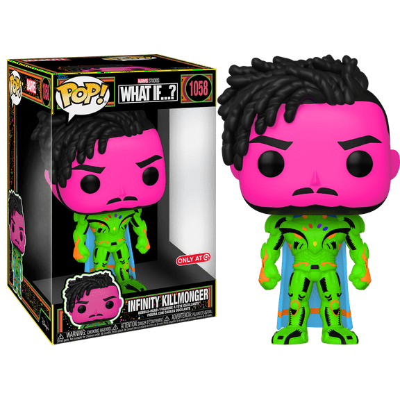 Funko POP! Jumbo: 10" What If...?- # 1058 Infinity Killmonger Jumbo Vinyl Figure