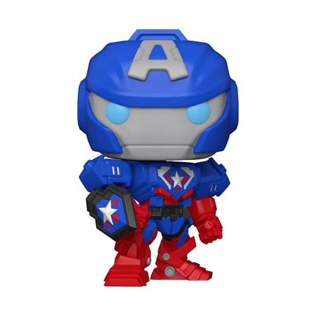 Funko POP! Jumbo: Marvel: Avengers Mech Strike - Captain America - Walmart Exclusive