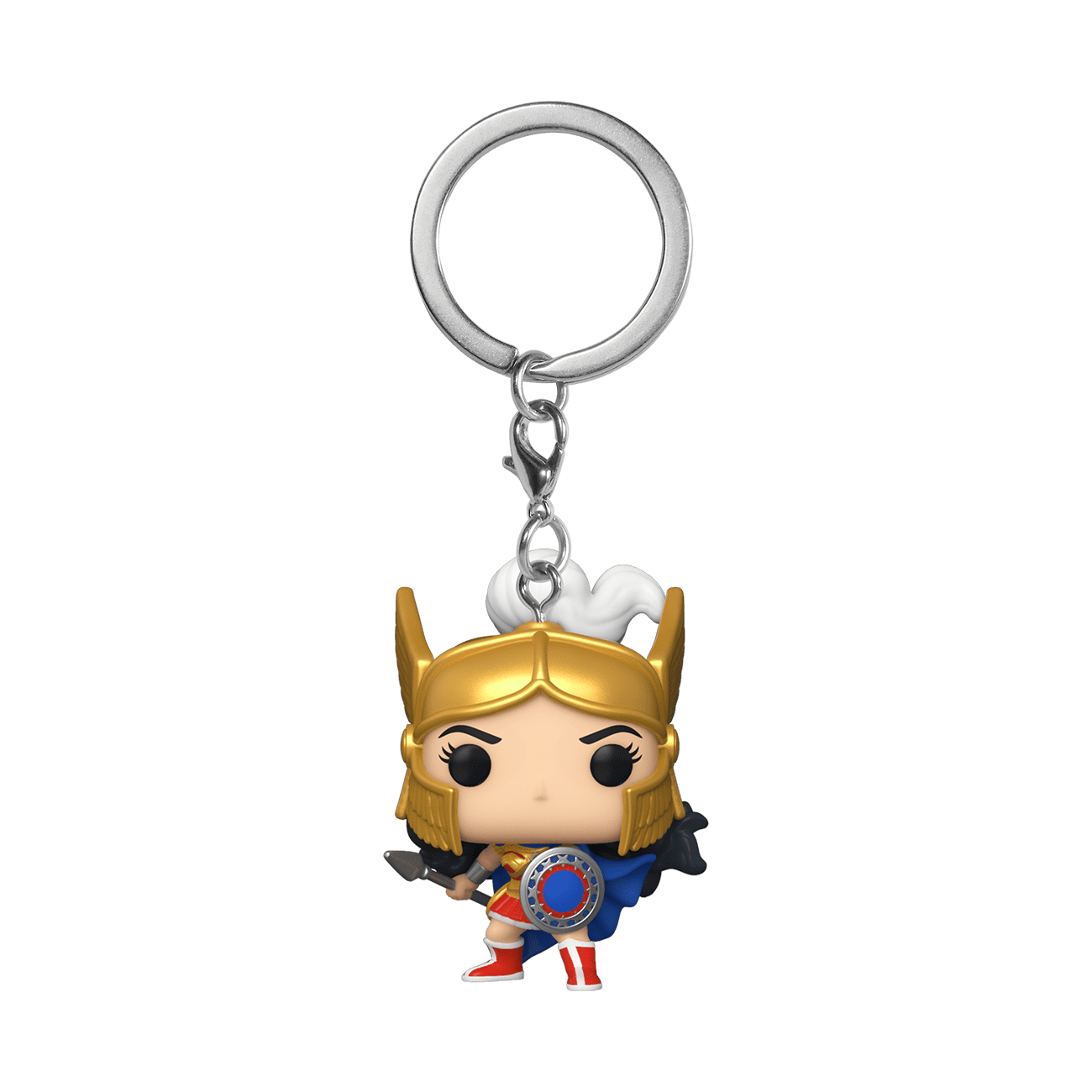 Funko Pop! Keychain: Wonder Woman (Flashpoint) - Offizieller DC Comics Schlüsselanhänger, 5 Cm, Vinyl-Figur