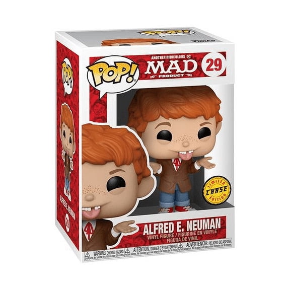 Funko POP! MAD TV CHASE Alfred E. Neuman #29 [Tongue Out]