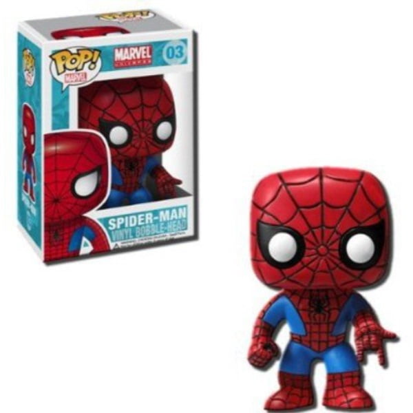 Funko POP! Marvel 4 Inch Vinyl Bobble Head Figure - Spider Funko POP! Marvel 4 Inch Vinyl Bobble Head Figure - Spider