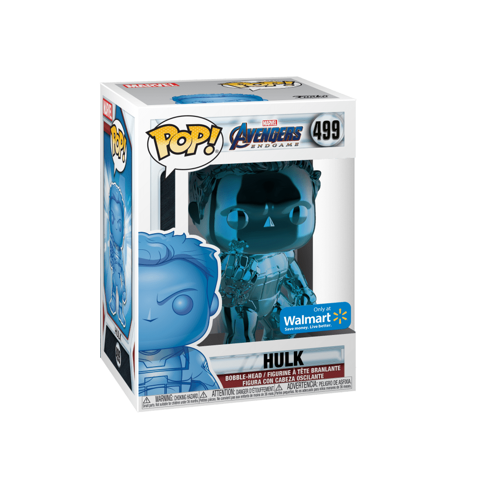 Funko POP! Marvel Hulk Bobblehead, Green Chrome, Walmart