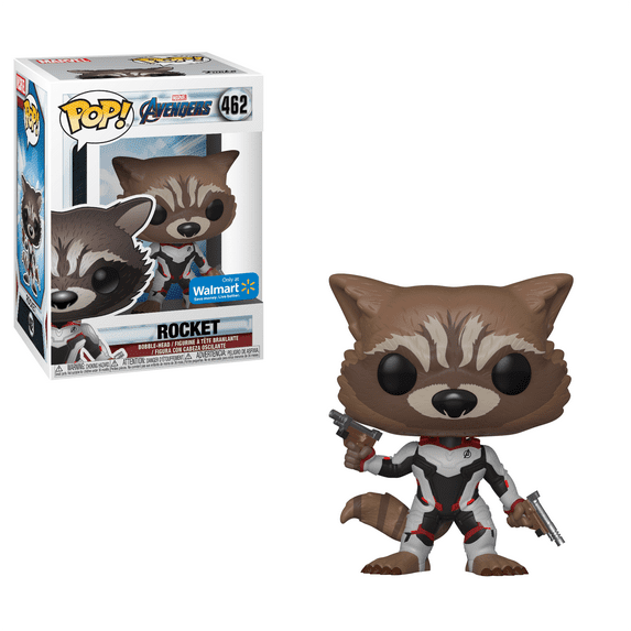 Funko POP! Marvel: Avengers Endgame - Rocket (Walmart Exclusive)