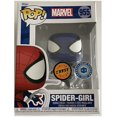 thumbnail image 1 of Funko POP! Marvel CHASE Leaping Spider-Girl (Blue) #955 Pop In A Box Exclusive, 1 of 2