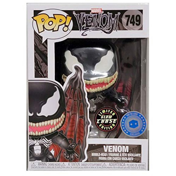 Funko POP! Marvel CHASE Venom #749 [Winged] [Glows in the Dark] Exclusive