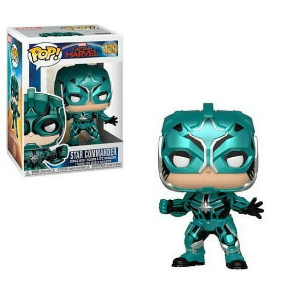 Funko POP! Marvel: Captain Marvel - Star Commander