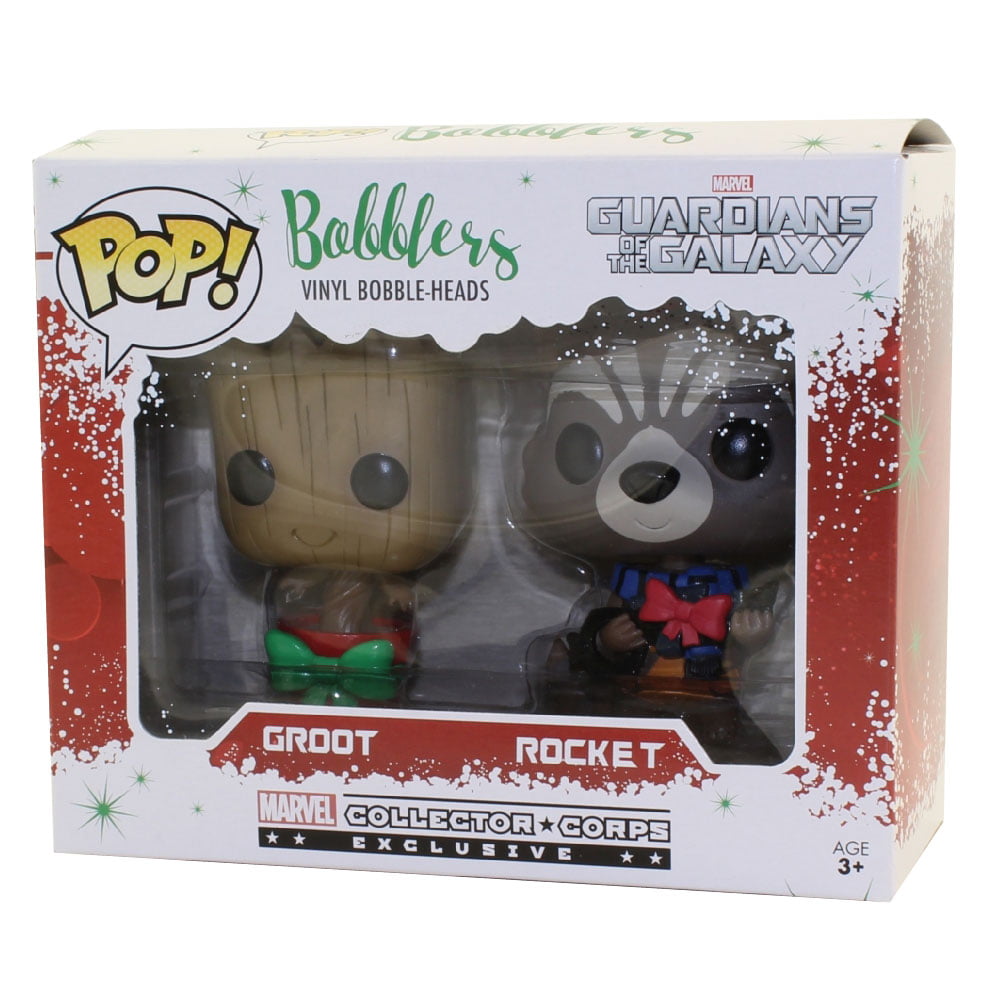  Funko Pop Marvel Groot (Holiday) #536 - Marvel Collector Corps  : Toys & Games