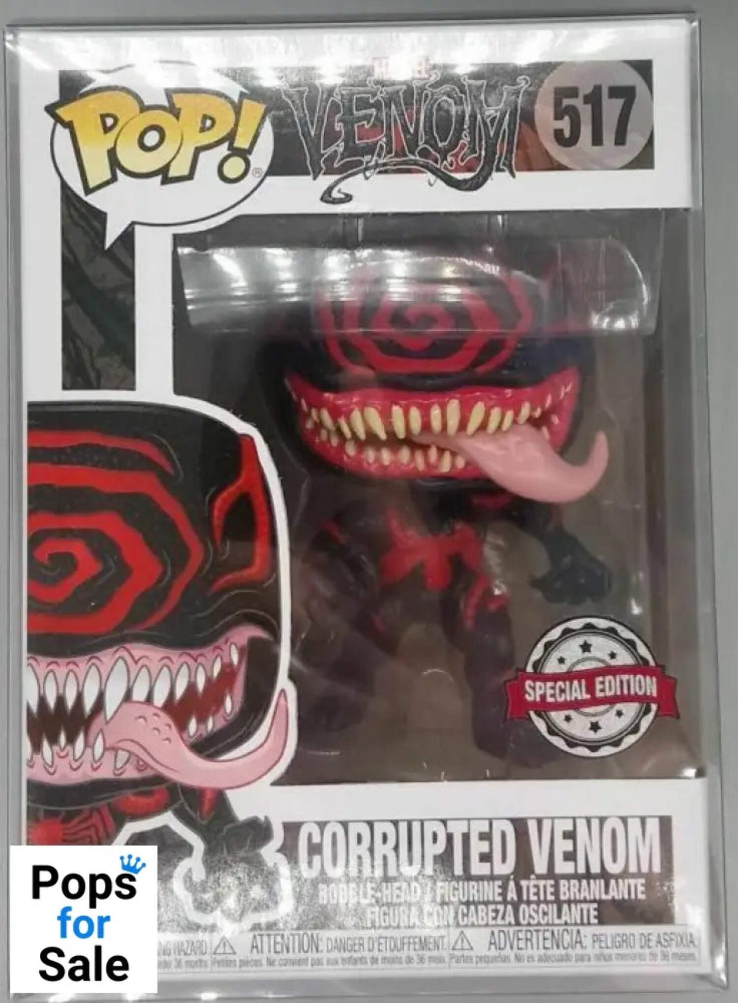 【Funko POP!】CORRUPTED VENOM 【特別版】 517 Corrupted Venom - Pop Marvel - Special Edition Funko POP