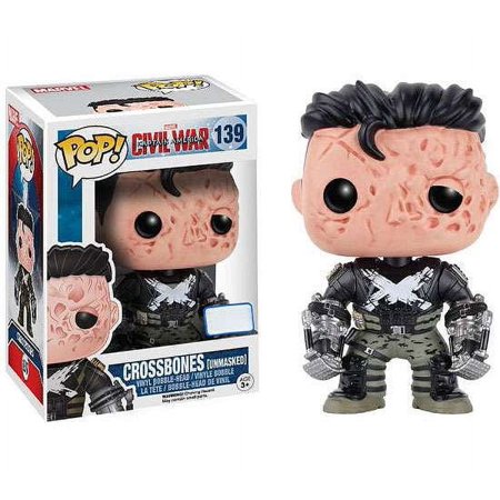 Funko POP! Marvel Crossbones Vinyl Bobble Head (Unmasked)
