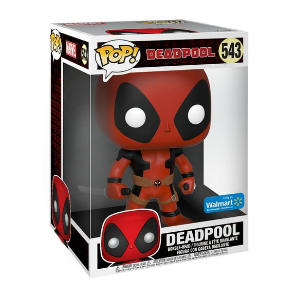 Funko POP! Marvel: Deadpool - 10" Deadpool w/Swords (Red) - Walmart Exclusive