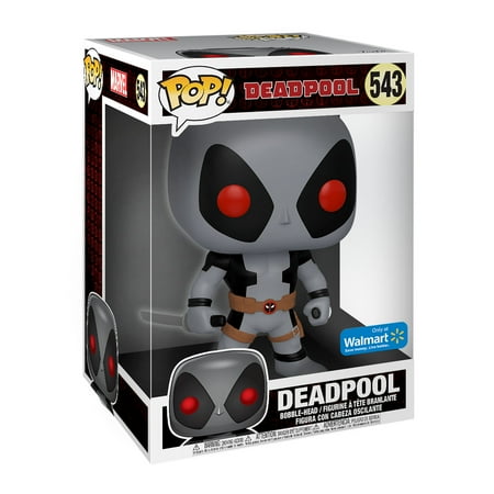 Funko POP! Marvel Deadpool - 10" Deadpool with Swords (Gray) Exclusive Vinyl Figure, Multicolor