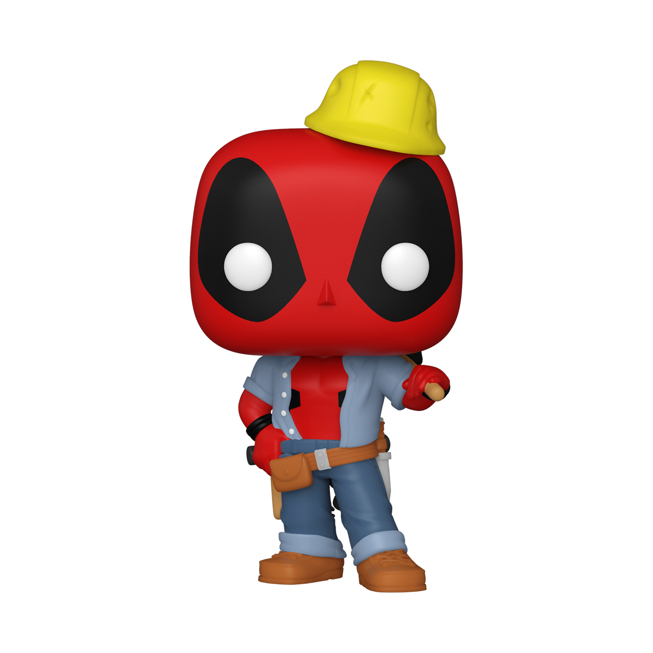 Funko POP! Marvel: Deadpool 30th - Construction Worker - Walmart Exclusive - image 1 of 8