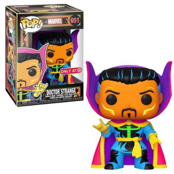 Collectible Funko POP! Marvel: Doctor Strange [Black Light] (Target ...