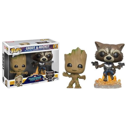 Funko POP! Marvel Groot & Rocket Vinyl Bobble Head 2-Pack