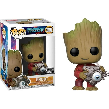 Funko POP! Marvel Groot Vinyl Bobble Head (with Cyber Eye)