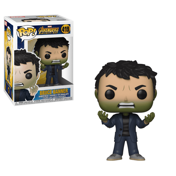 Funko POP Marvel: Infinity War S2 - Banner w/ Hulk Head