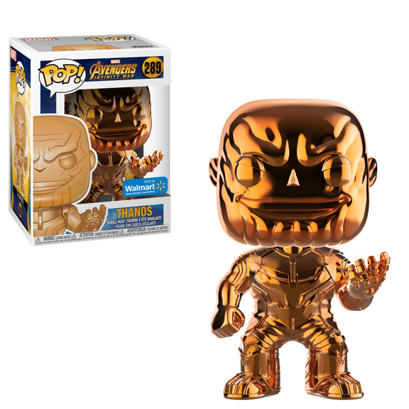 Funko POP Marvel: Infinity War - Thanos - Orange Chrome - Walmart Exclusive