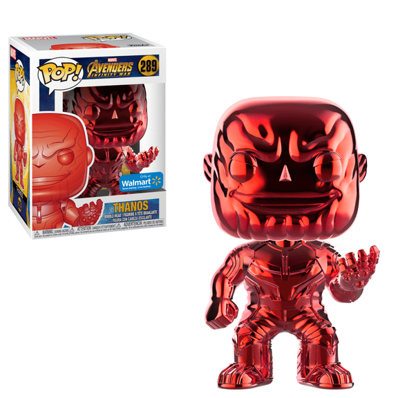 Funko POP Marvel: Infinity War - Thanos - Red Chrome - Walmart Exclusive