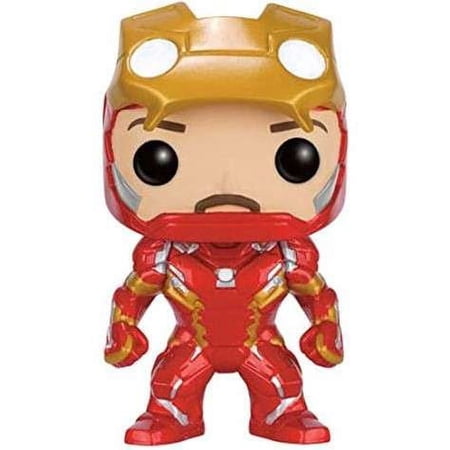 Funko POP! Marvel Iron Man Vinyl Bobble Head (Civil War, Unmasked, No Packaging)