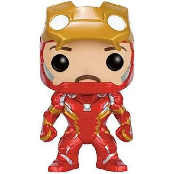 Funko POP! Marvel Iron Man Vinyl Bobble Head (Civil War, Unmasked, No Packaging)