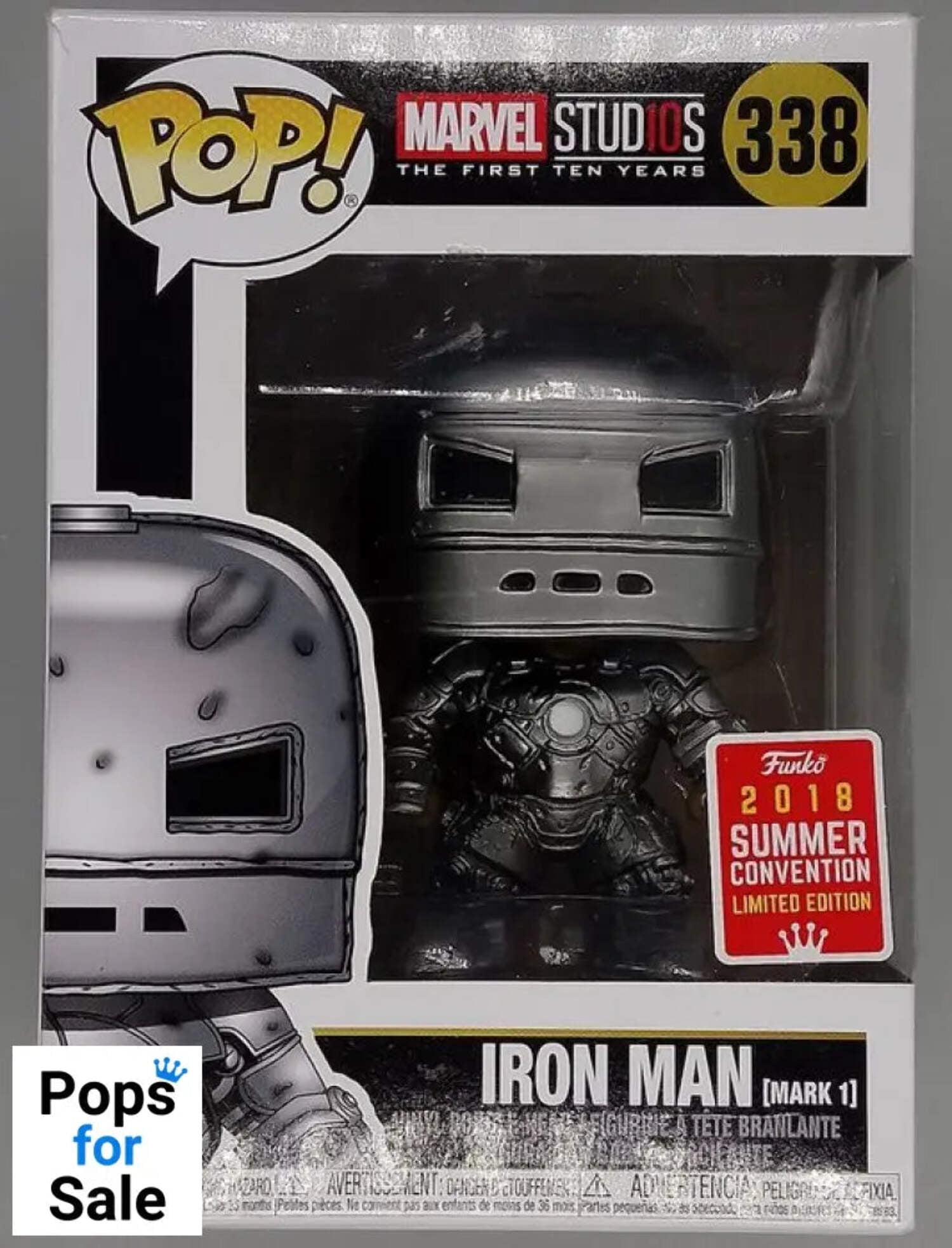Funko POP! Marvel Iron Man Vinyl Bobble Head [Mark 1 Funko POP! Marvel Iron Man Vinyl Bobble Head [Mark 1