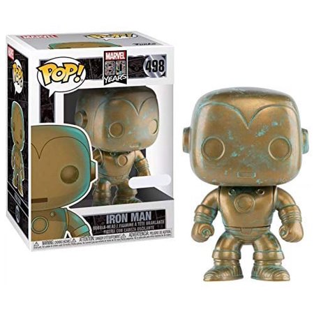 Iron Man Marvel 80th Anniversary Patina (Exclusive) Pop! Vinyl Figure #498