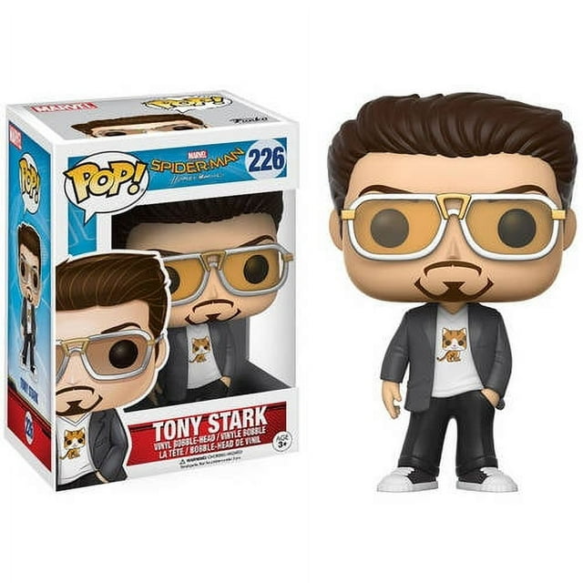 Funko POP! Marvel Spider-Man Homecoming Tony Stark Vinyl Figure ...