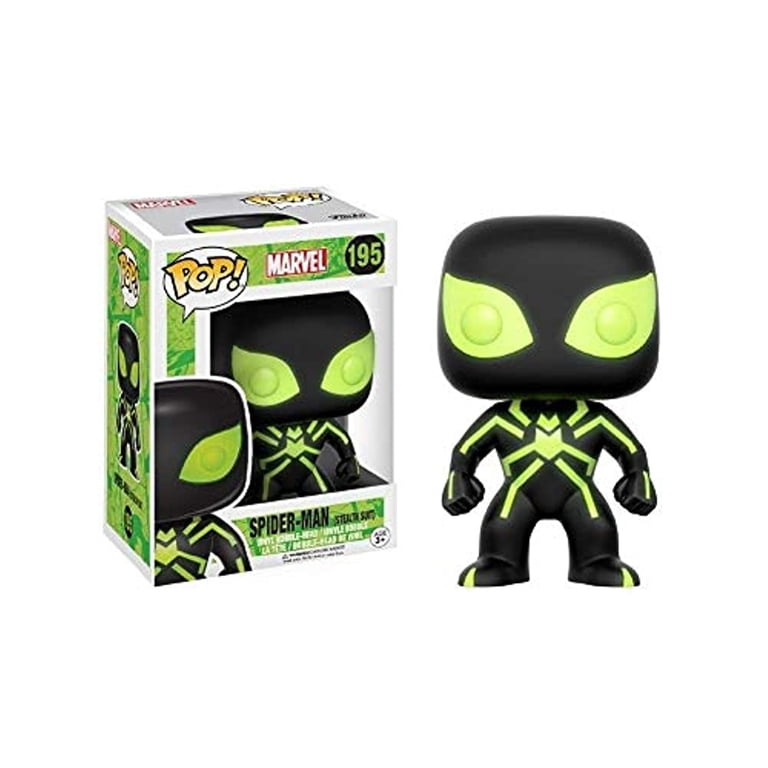 Funko Pop! Marvel #195 Spider-man Stealth Suit Glow in The Dark