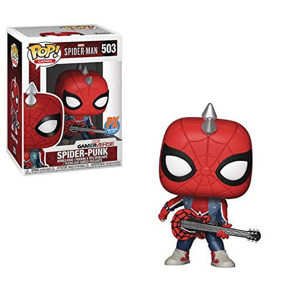 Funko POP! Marvel Spider-Punk Bobblehead (4 Funko POP! Marvel Spider-Punk Bobblehead (4