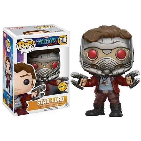 Funko POP! Marvel Star-Lord Vinyl Bobble Head (Mask On Chase Version)