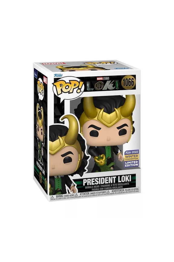 POP! Marvel Studios Loki - President Loki #1066 [with Alligator Loki] Winter Convention Exclusive