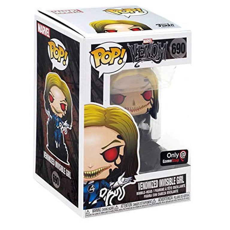 FUNKO POP VENOMIZED INVISIBLE GIRL 限定品 Funko POP Marvel Venom Venomized Invisible Girl 690 Bobble Head