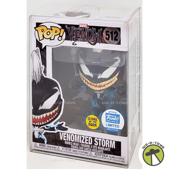 Funko Pop Marvel Venom Venomized Storm 512 GITD Bobble Head Figure
