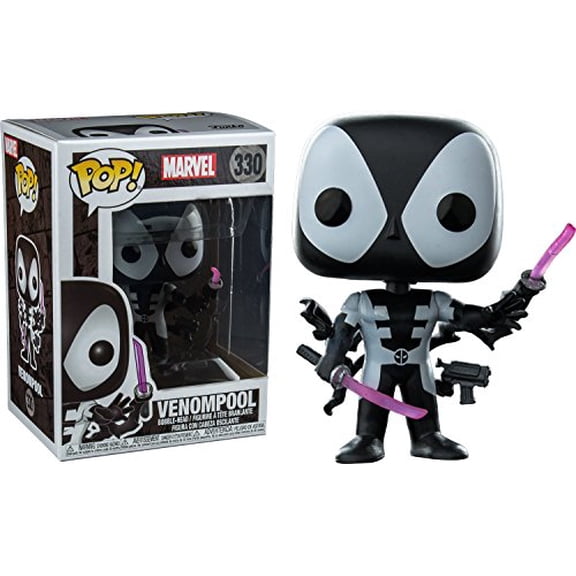 Funko Pop: Marvel - Venompool Back in Black Collectible Figure, Multicolor