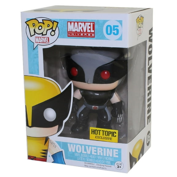 Funko POP! Marvel Vinyl Bobble-Head Figure - WOLVERINE (Black/Gray - X-Force) #050 *Exclusive*