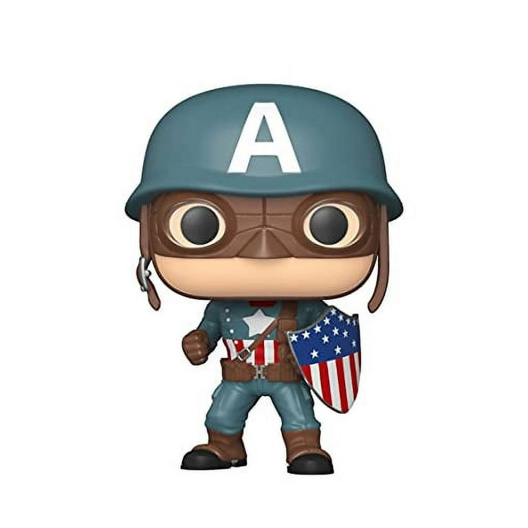 funko pop キャプテンアメリカ 第二次世界大戦レスキュー版 Pop! Captain America with Broken Shield | Funko