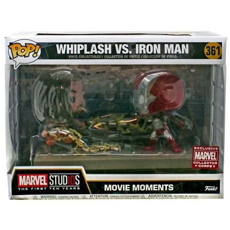Funko POP! Marvel Whiplash vs. Iron Man Vinyl Bobble Head [Movie Moments]