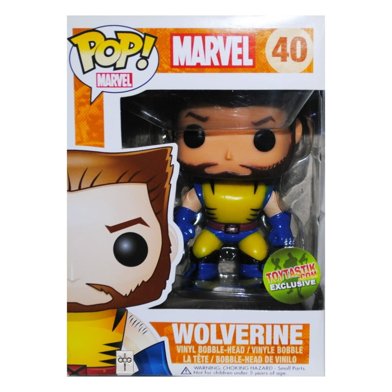Funko POP! X-Men Wolverine Unmasked Bobblehead Figure #40