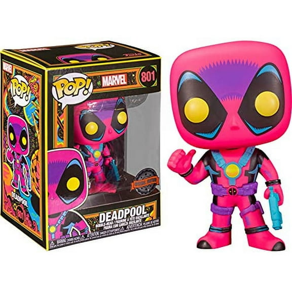 801 Deadpool (Blacklight) - Marvel Funko POP
