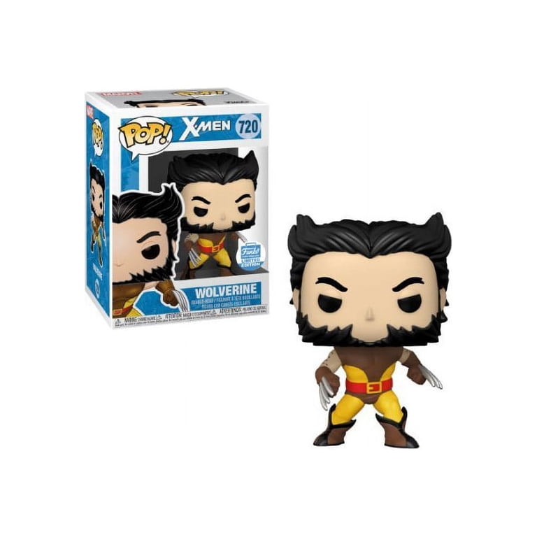 Funko POP Marvel X-Men Wolverine Brown Suit 720 Vinyl Bobble Head
