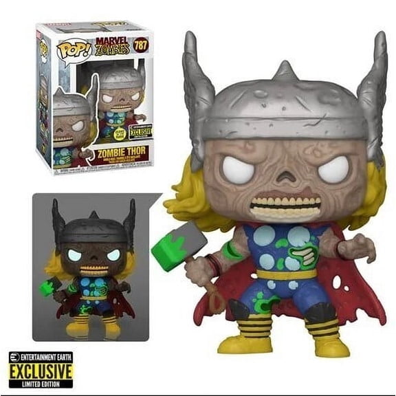 Marvel Zombies Thor Glow-in-the-Dark Funko Pop! Figure - Entertainment Earth Exclusive #787