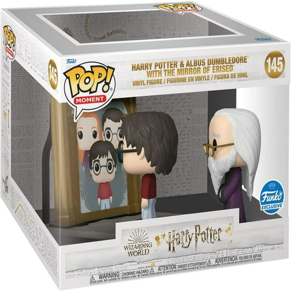 Funko: POP! Movie Moment Harry Potter and Albus Dumbledore with The Mirror Erised, Grow Your Wizarding World Collection Today, Vinyl Collectible, Exclusive Item!