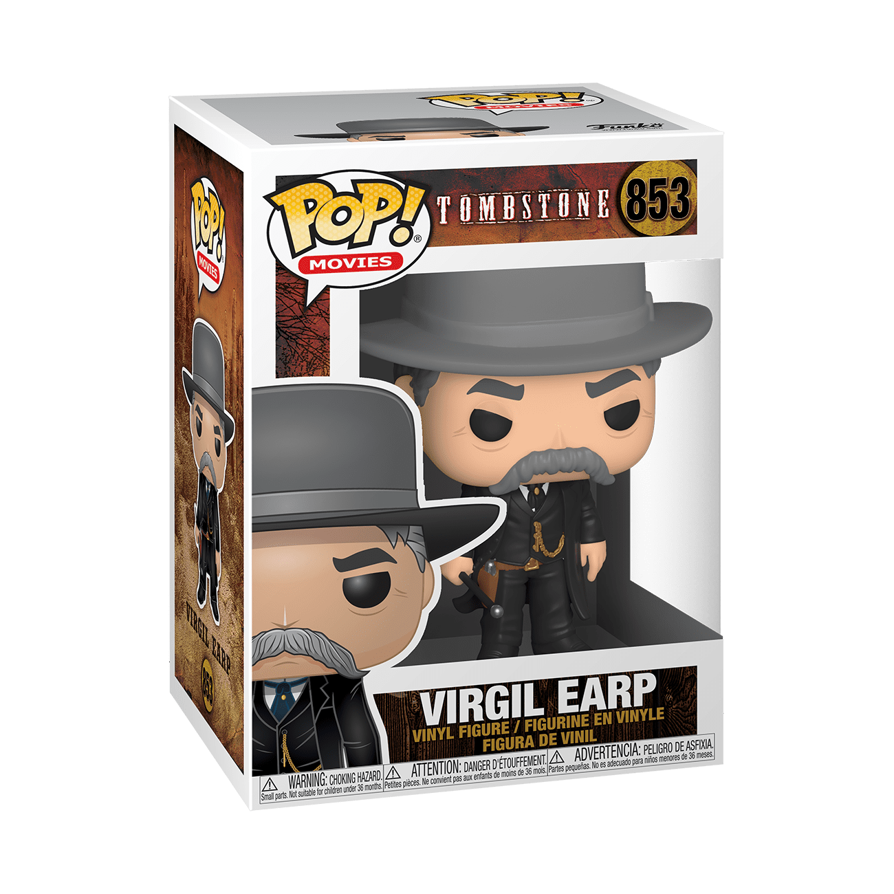 Funko POP Movies Collectible Vinyl Figure, Tombstone Virgil Earp, 3.75"
