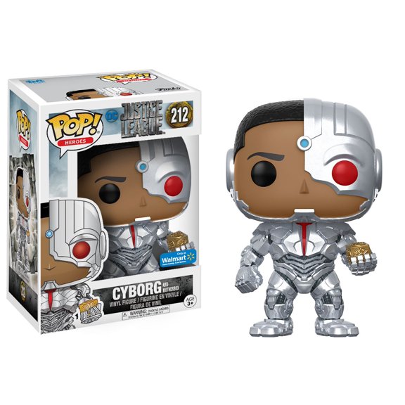 Funko POP! Movies DC Jusitce League: Cyborg with Mother Box Walmart Exclusive, Vinyl Figure