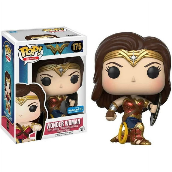 Funko POP! Movies DC Wonder Woman Movie Wonder Woman with Shield Vinyl Figure, Walmart Exclusive