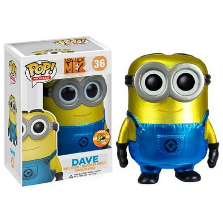 Funko POP! Movies Despicable Me 2 Dave #36 [Metallic] LE 1008 SDCC Exclusive