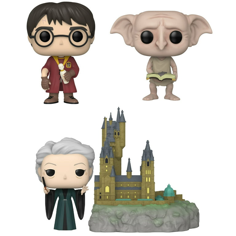 Funko POP! Movies: Harry Potter The Chamber of Secrets 20th Anniversary  Collectors Set - Includes: Harry Potter With Potion Bottle, Dobby With  Diary & Minerva McGonagall With Hogwarts 