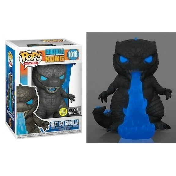 Funko POP! Movies Godzilla vs Kong Heat Ray Godzilla #1018 [Glows in the Dark] Exclusive