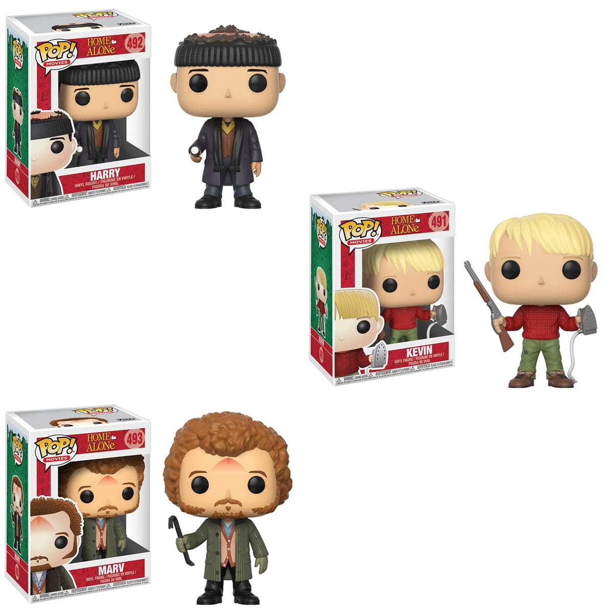 FUNKO POP! ホームアローン　3セット限定版 Funko Pop Movies Home Alone Kevin, Harry, Marv Vinyl Figures SET