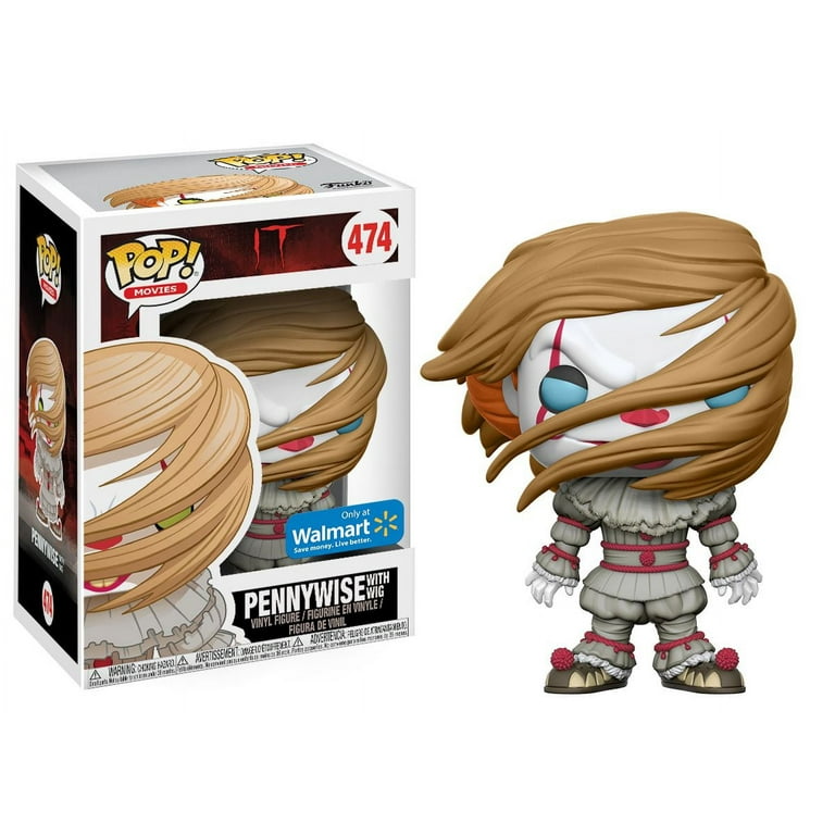 Funko POP! Movies: IT - Pennywise with Wig Walmart Exclusive